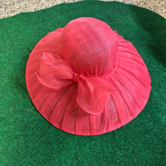 Pink Kentucky Derby Hat with Bow main image 8